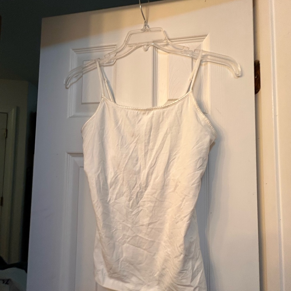 ☀️3/$10☀️ Elegant White Camisole Top small